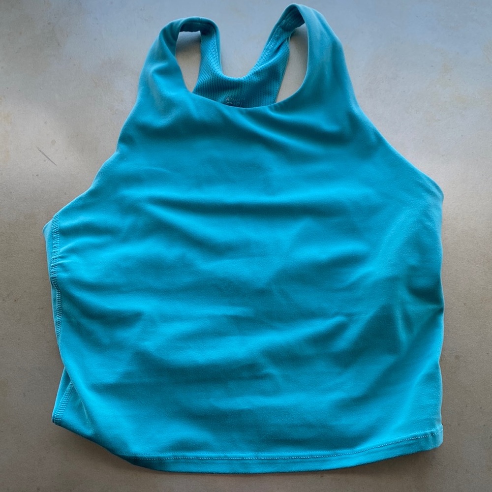 Athleta Girl long distance bra with removable pads area